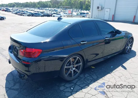2014 BMW M5 из США, поврежденный, VIN WBSFV9C57ED593730